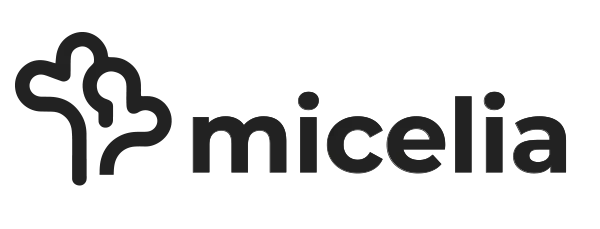 Logotipo Micelia Estudio de Diseño Web Sostenible
