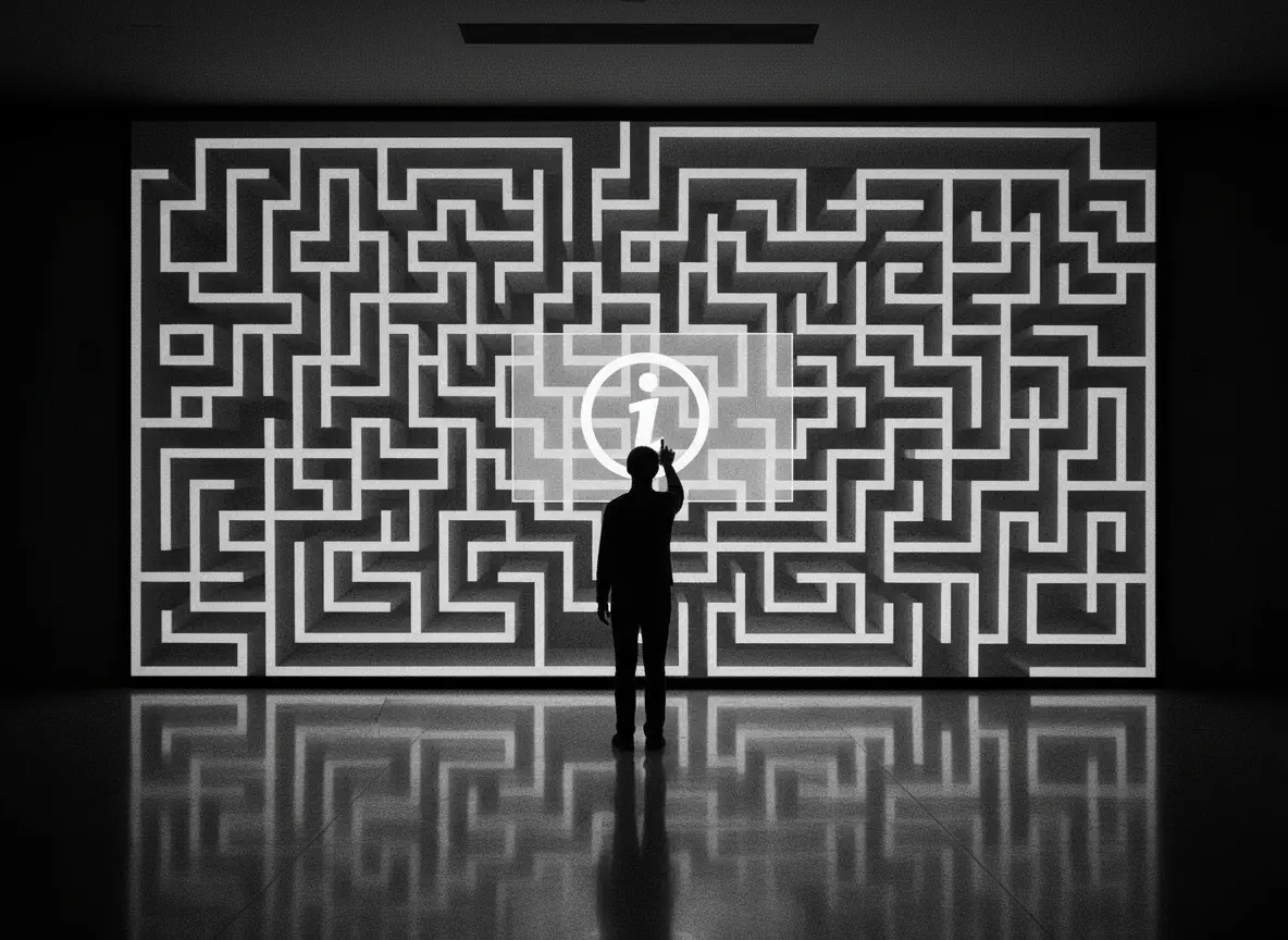 El laberinto de una página web no accesible